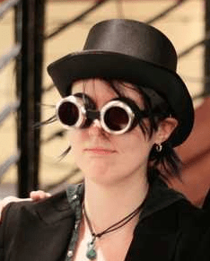 Me in Mad Hatter costume