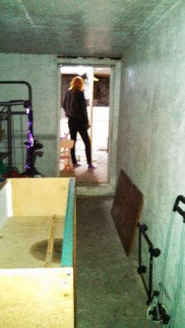 Silhouette of a person in the entrance to mysterious catacombs. MYSTERIOUS, I tell you!